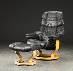 Ekornes. Stressless lænestol med skammel 2 