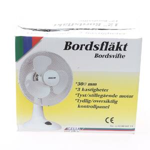 BORDSFLÄKT, tre hastigheter