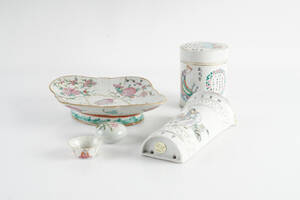 Samling skålar mm. Kina, 18001900-tal 5