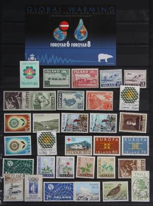 Grønland, Island, Færøerne.