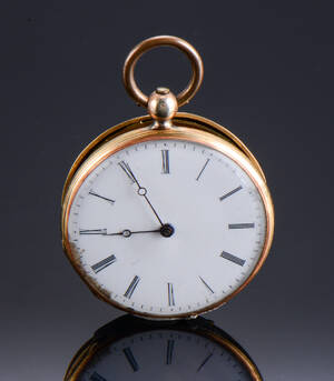 Damelommeur af guld 18 kt