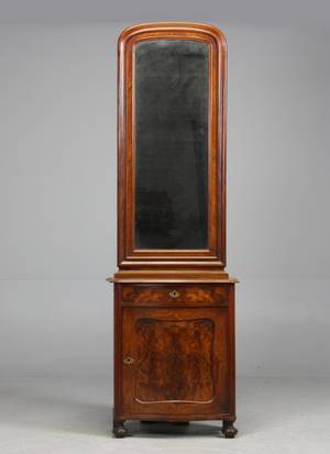 Spejl samt konsolskab, mahogni 2