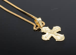 Halskæde med Dagmarkors, 14 kt. guld