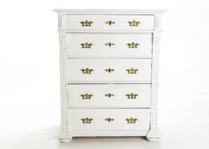 BYRÅ, 5-lådig, nyrenässans