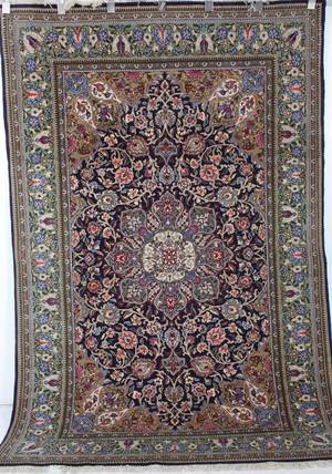 Persisk Ghom av korkull, 212 x 140 cm