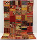 Matta, Handsydd Patchwork, 312x204
