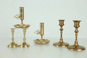 LJUSSTAKAR, tre par, WMF, samt Malm