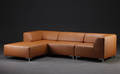Modulsofa, tre-pers. sofa med chaiselong. Model Ibiza