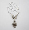 Collier silver och markasiter