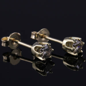 Par brillant ørestikker ca. 0.48 ct.