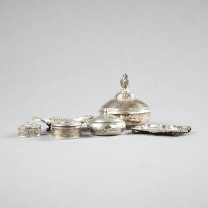 Fat och dosor silver 