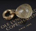 Ole Lynggaard. Sweet Drop charm af 18 kt. guld prydet med rutikvarts
