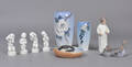 Royal Copenhagen  Kgl. P.   Bing  Grøndahl. Samling vaser  figurer 10