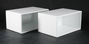 Peter J. Lassen. To Montana sengeborde, model 7141, D. 30 cm. 2