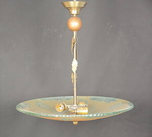 TAKPLAFOND, glas, 1900-talets mitt, diameter ca. 53 cm.