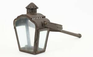 Betjäntlykta i plåt, 1800-tal