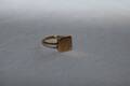 Klackring guld 18K, diam 18 mm