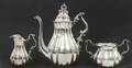 Kaffeservis 3 delar, silver