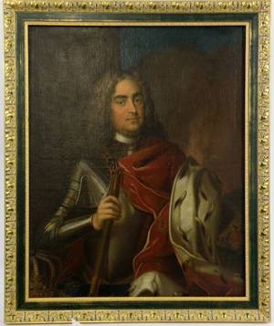 Deutscher Portraitmaler des Barock, 18. Jh., Porträt eines Adligen