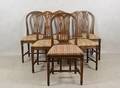 STOLAR, 6 st, gustaviansk stil, 1900-tal.