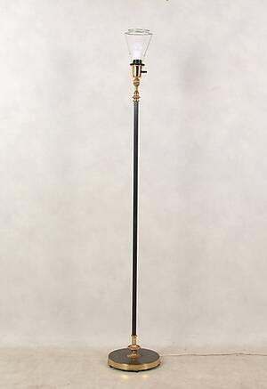 GOLVLAMPA, metall, 1900-tal.