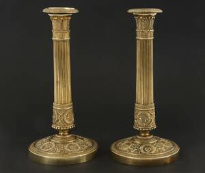 Ljusstakar ett par, Empire, Frankrike, 1800-talets första hälft