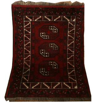 Handknute matta, orientalisk