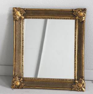 Fransk entrespejl, forgyldt træ og gesso 1800-tallet
