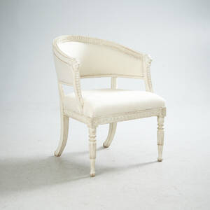 Baljfåtölj i sengustaviansk stil