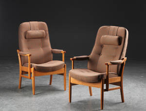 Et par otiumstole samt skammel 3 