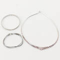 HALSBAND OCH ARMBAND, Silver, 41g