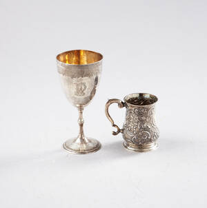 Mugg pokal i silver