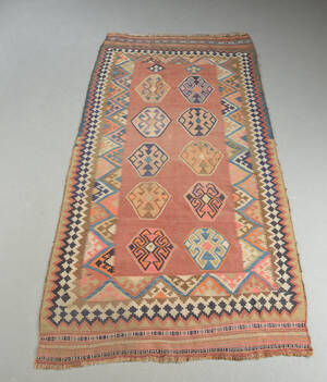 Nordvest Persisk kelim, uld på uld, 275x143cm