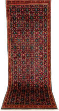 Handknuten persisk gallerimatta, Arak 308 x 108 cm