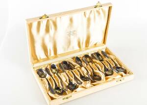 KAFFESKEDAR, 12 st haga silver