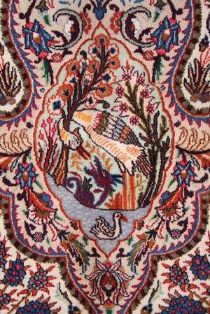 Persisk Kashmar, 400 x 300 cm. Figural.