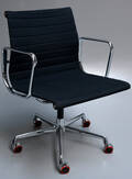 Charles Eames. Kontorstol, model EA-108 med hjul