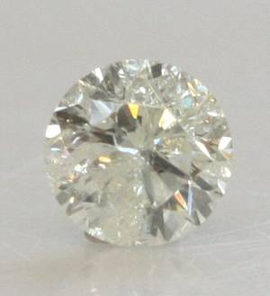 Uindfattet brillant, ca. 0.57 ct.