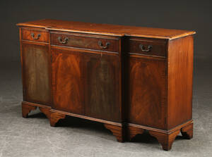 Skab i engelsk stil, mahogni, 