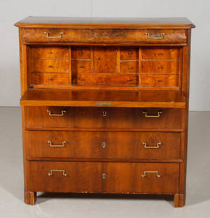 Chiffonje mahogny 1800-talets senare del.