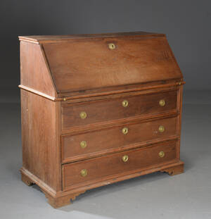 Chatol af egetræ. 1800-tallet
