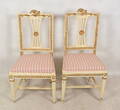 STOLAR, 1 par, gustaviansk stil, 1800-tal.