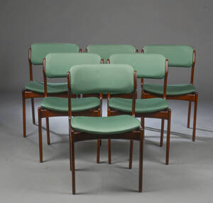 Erik Buch. Seks spisestole 6