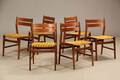 Dansk møbelproducent. Sæt på seks stole af teak 6.