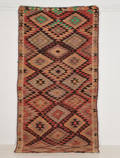Persisk Harsin kelim, 260x125 cm.