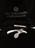 Ole Lyngaard Kvist brillantring af 18 kt. hvidguld