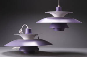 Poul Henningsen. Par PH5 pendler, lilla 2 