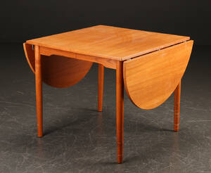 Lille klapbord af teak