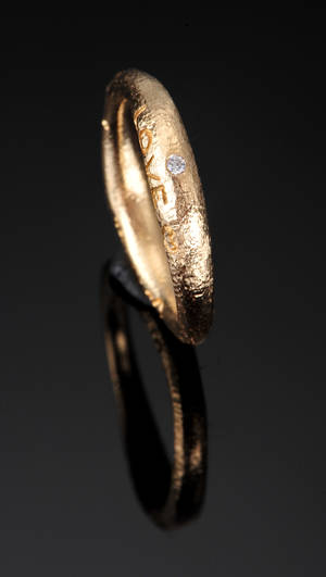 Ole Lynggaard. Love ring med brillant