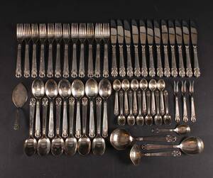 Excellence bestiksæt, sølvplet 56